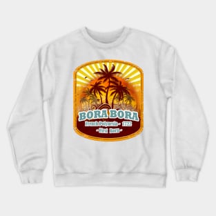 Bora Bora Sunset Paradise Crewneck Sweatshirt